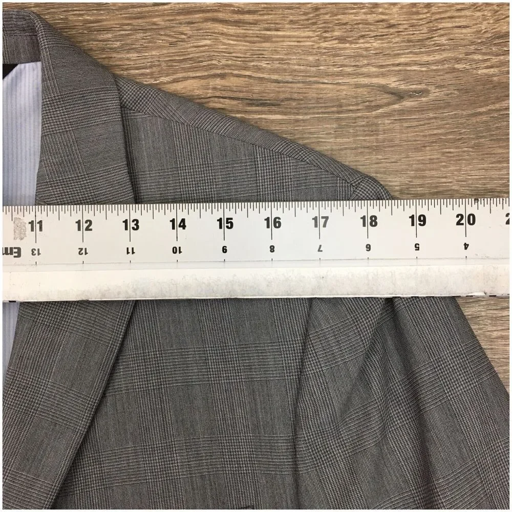 BANANA REPUBLIC Mens Blazer Sport Coat Casual Jacket Size‎ 42R Gray Wool Suit